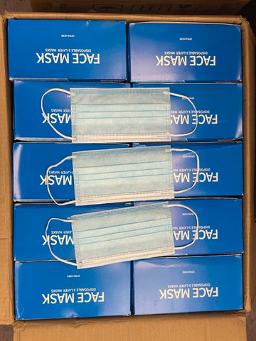 3Ply Disposable Protective Mask, Masks in Box, Blue.-face mask-AZURA- Nail Supply American Gel Polish - Phuong Ni 3Ply Disposable Protective Mask, Masks in Box, Blue.-face mask-AZURA- Nail Supply American Gel Polish - Phuong Ni