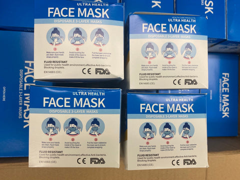 3Ply Disposable Protective Mask, Masks in Box, Blue.-face mask-AZURA- Nail Supply American Gel Polish - Phuong Ni 3Ply Disposable Protective Mask, Masks in Box, Blue.-face mask-AZURA- Nail Supply American Gel Polish - Phuong Ni