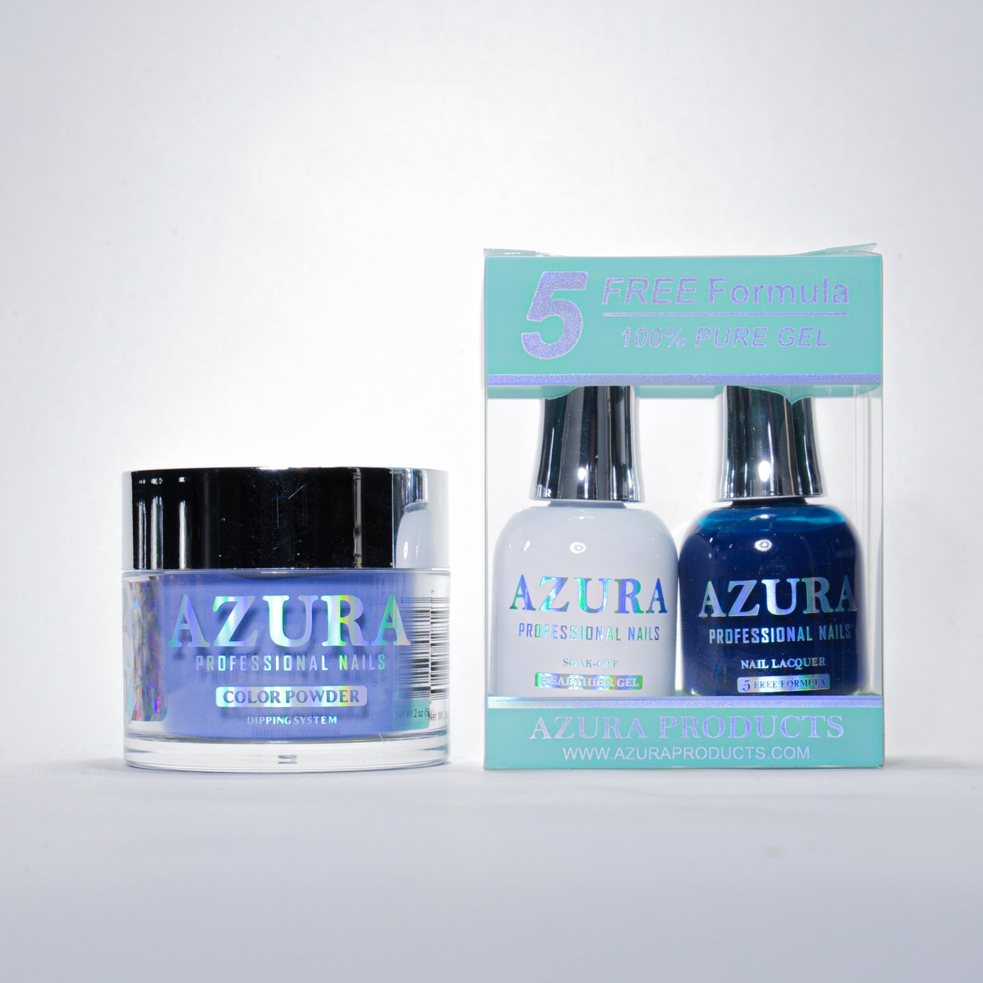 AZURA 3in1 - Gel Lacquer (0.5oz/15ml) & Dip Powder (2oz) - #072-simple-AZURA- Nail Supply American Gel Polish - Phuong Ni