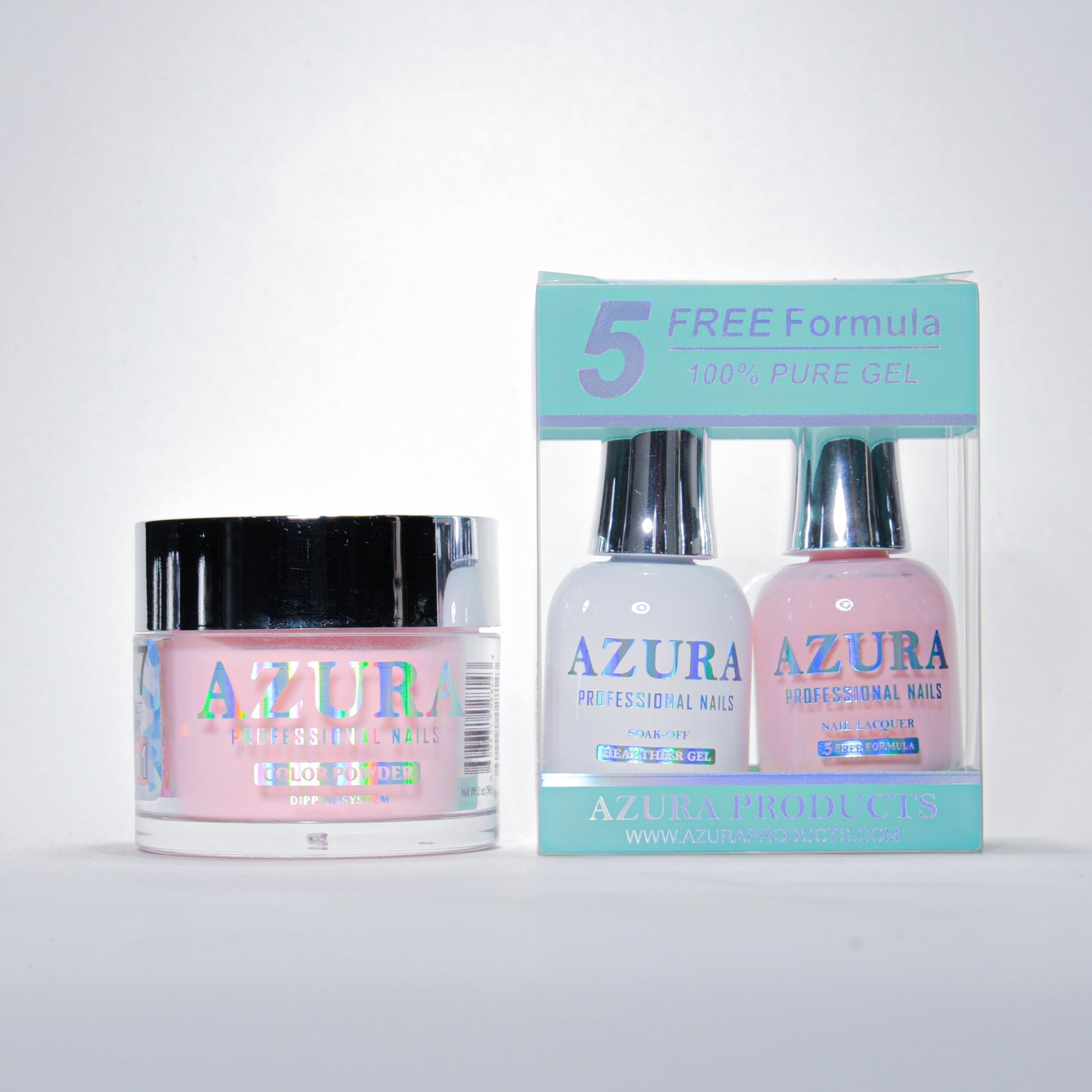 AZURA 3in1 - Gel Lacquer (0.5oz/15ml) & Dip Powder (2oz) - #077-simple-AZURA- Nail Supply American Gel Polish - Phuong Ni AZURA 3in1 - Gel Lacquer (0.5oz/15ml) & Dip Powder (2oz) - #077-simple-AZURA- Nail Supply American Gel Polish - Phuong Ni