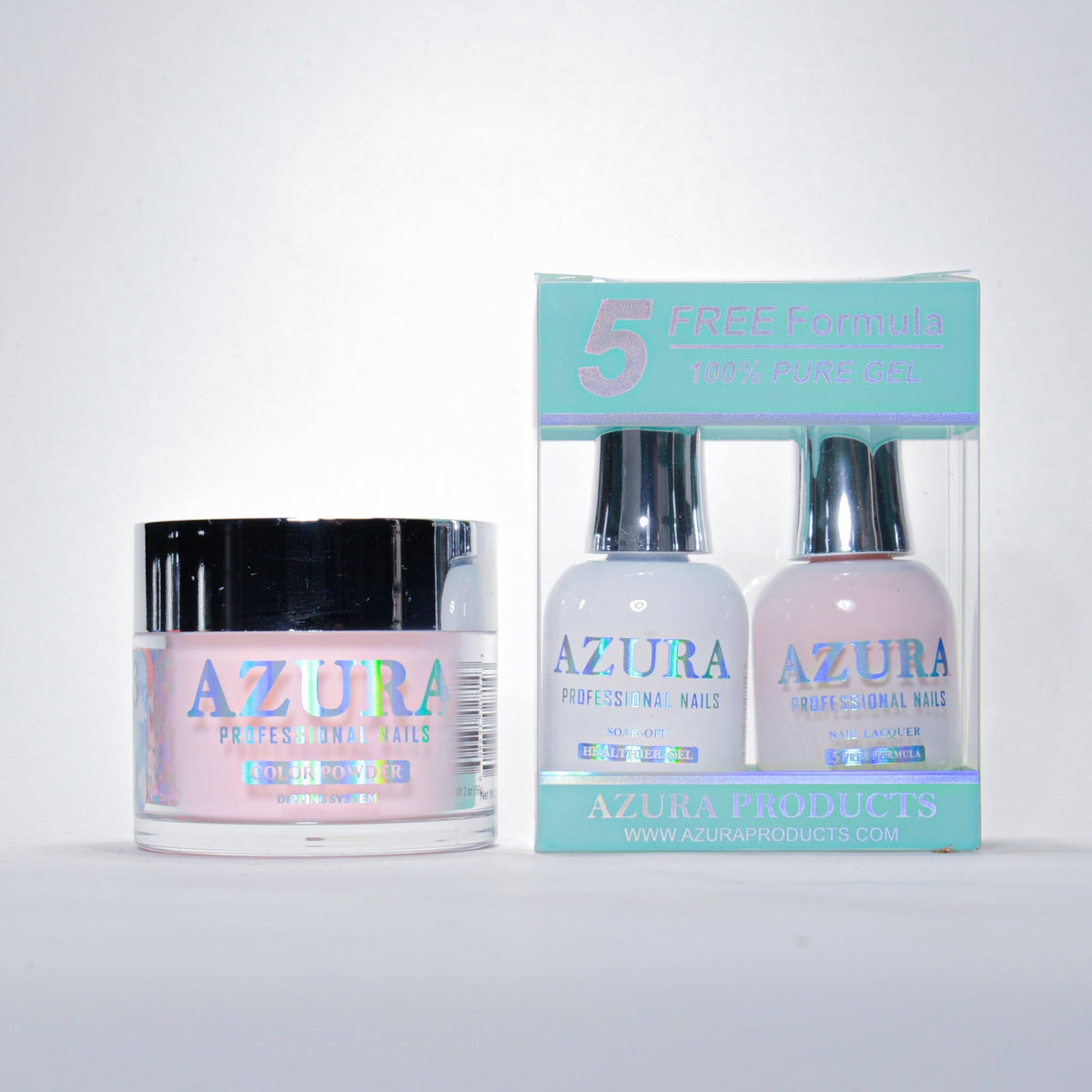 AZURA 3in1 - Gel Lacquer (0.5oz/15ml) & Dip Powder (2oz) - #088-simple-AZURA- Nail Supply American Gel Polish - Phuong Ni