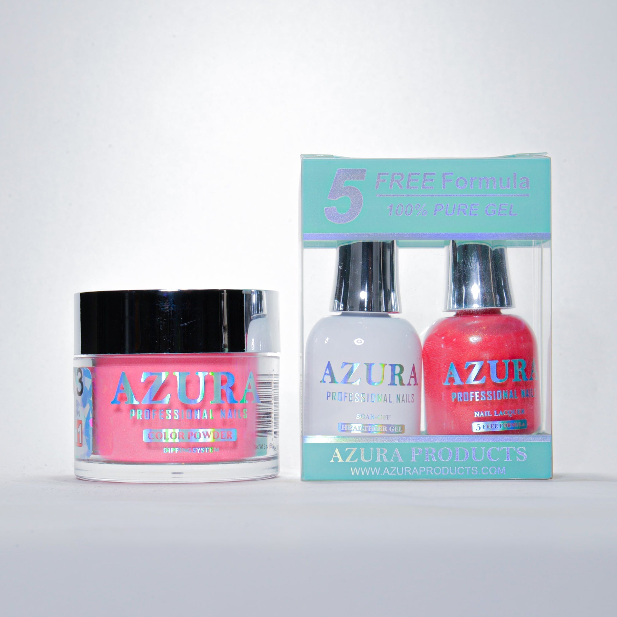 AZURA 3in1 - Gel Lacquer (0.5oz/15ml) & Dip Powder (2oz) - #123-simple-AZURA- Nail Supply American Gel Polish - Phuong Ni AZURA 3in1 - Gel Lacquer (0.5oz/15ml) & Dip Powder (2oz) - #123-simple-AZURA- Nail Supply American Gel Polish - Phuong Ni