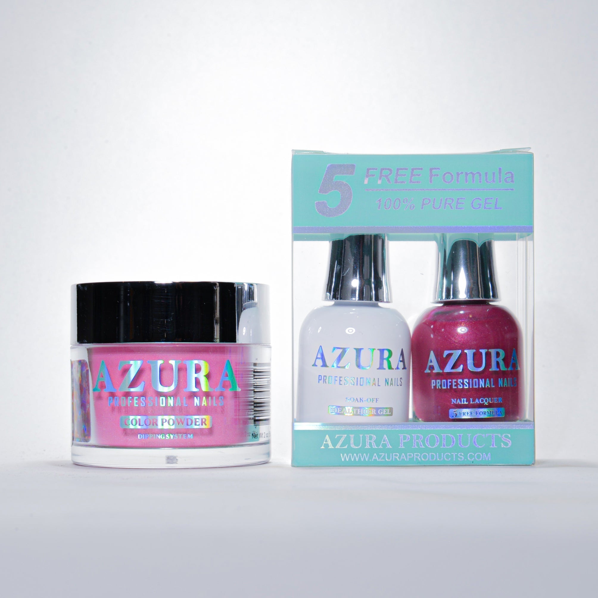 AZURA 3in1 - Gel Lacquer (0.5oz/15ml) & Dip Powder (2oz) - #144-simple-AZURA- Nail Supply American Gel Polish - Phuong Ni AZURA 3in1 - Gel Lacquer (0.5oz/15ml) & Dip Powder (2oz) - #144-simple-AZURA- Nail Supply American Gel Polish - Phuong Ni