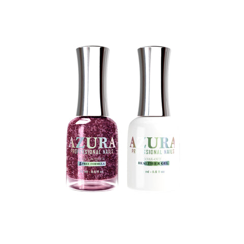 AZURA Gel Duo (Gel & Lacquer) - Glitter Purple - 016-AZURA- Nail Supply American Gel Polish - Phuong Ni AZURA Gel Duo (Gel & Lacquer) - Glitter Purple - 016-AZURA- Nail Supply American Gel Polish - Phuong Ni