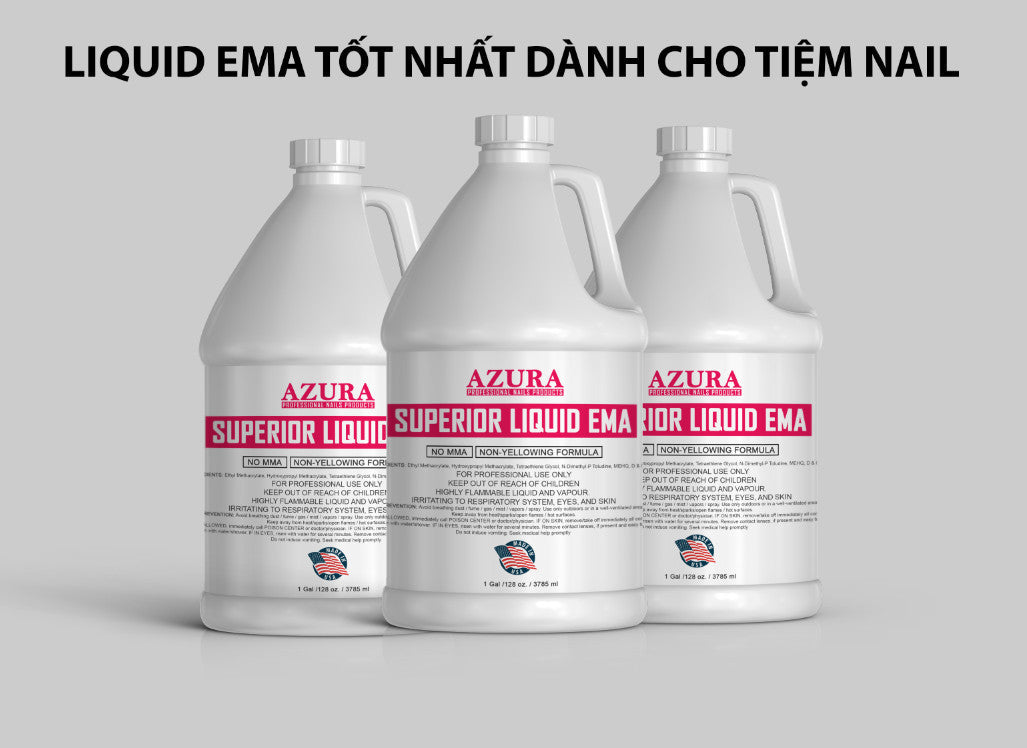 COMBO - Buy (3) Super Powder Get Free (1) EMA Monomer-powder-AZURA- Nail Supply American Gel Polish - Phuong Ni COMBO - Buy (3) Super Powder Get Free (1) EMA Monomer-powder-AZURA- Nail Supply American Gel Polish - Phuong Ni