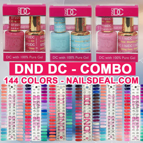 COMBO - DC Gel Combo - 144 colors (1 - 144) - Free DC Color chart-gel-Nails Deal- Nail Supply American Gel Polish - Phuong Ni COMBO - DC Gel Combo - 144 colors (1 - 144) - Free DC Color chart-gel-Nails Deal- Nail Supply American Gel Polish - Phuong Ni