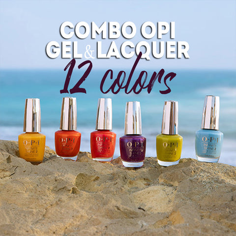 Combo OPI Malibu Collection 12 colors Gel & Lacquer-OPI COMBO-OPI- Nail Supply American Gel Polish - Phuong Ni