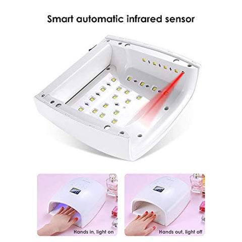 Cordless UV/LED Nail Lamp Rechargeable - 48W (White)-UV/LED LAMP-AZURA- Nail Supply American Gel Polish - Phuong Ni Cordless UV/LED Nail Lamp Rechargeable - 48W (White)-UV/LED LAMP-AZURA- Nail Supply American Gel Polish - Phuong Ni