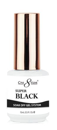 Cre8Tion Soak Off Gel - Super Black 0.5Oz-CRE8TION TOP & BASE-Nails Deal & Beauty Supply- Nail Supply American Gel Polish - Phuong Ni Cre8Tion Soak Off Gel - Super Black 0.5Oz-CRE8TION TOP & BASE-Nails Deal & Beauty Supply- Nail Supply American Gel Polish - Phuong Ni