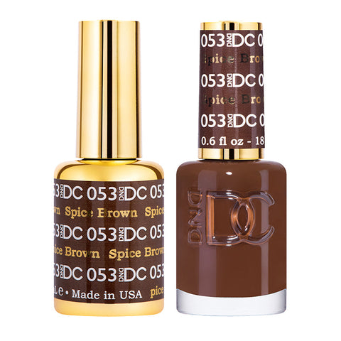 DC Gel Duo - Spiced Brown - 053-DC- Nail Supply American Gel Polish - Phuong Ni DC Gel Duo - Spiced Brown - 053-DC- Nail Supply American Gel Polish - Phuong Ni