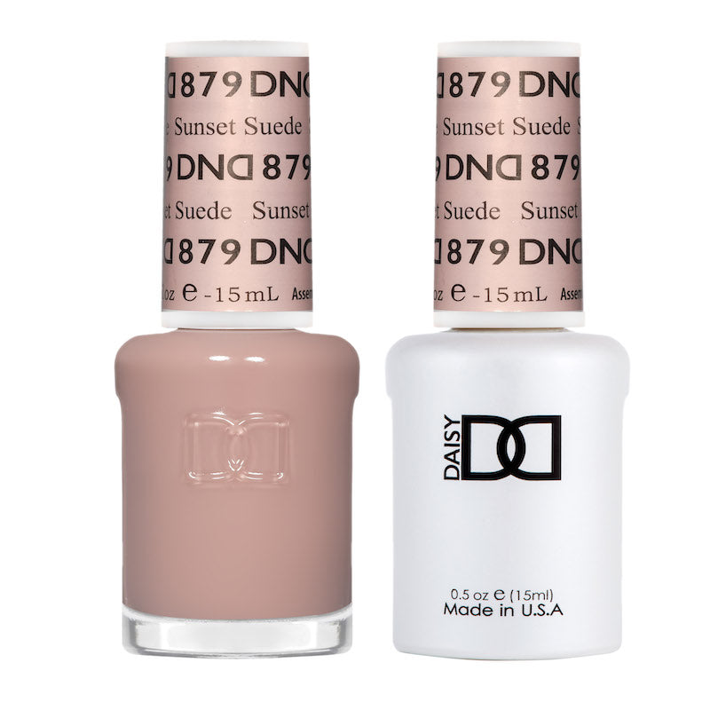 DND Gel Duo - Sunset Suede - 879-DND- Nail Supply American Gel Polish - Phuong Ni DND Gel Duo - Sunset Suede - 879-DND- Nail Supply American Gel Polish - Phuong Ni