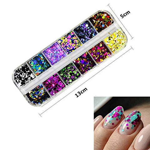 Grids Nail Sequins Mixed 3D Nail Art Stickers (5 boxes)-JAYDEN- Nail Supply American Gel Polish - Phuong Ni Grids Nail Sequins Mixed 3D Nail Art Stickers (5 boxes)-JAYDEN- Nail Supply American Gel Polish - Phuong Ni