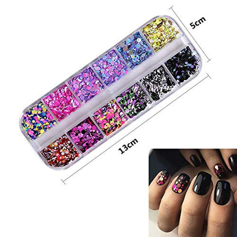 Grids Nail Sequins Mixed 3D Nail Art Stickers (5 boxes)-JAYDEN- Nail Supply American Gel Polish - Phuong Ni Grids Nail Sequins Mixed 3D Nail Art Stickers (5 boxes)-JAYDEN- Nail Supply American Gel Polish - Phuong Ni