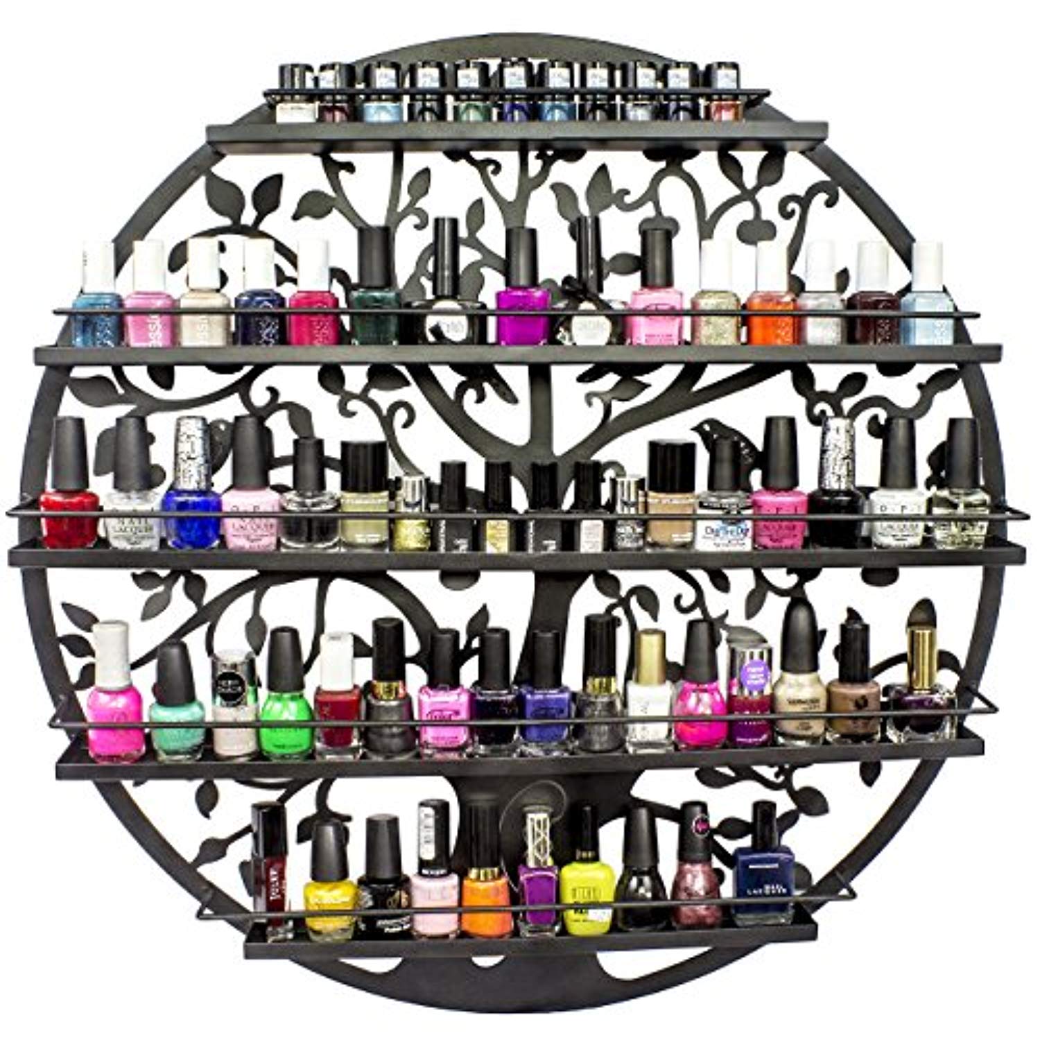 Metal Nail Polish Rack Holder (Black)-Polish Rack-Sorbus- Nail Supply American Gel Polish - Phuong Ni Metal Nail Polish Rack Holder (Black)-Polish Rack-Sorbus- Nail Supply American Gel Polish - Phuong Ni