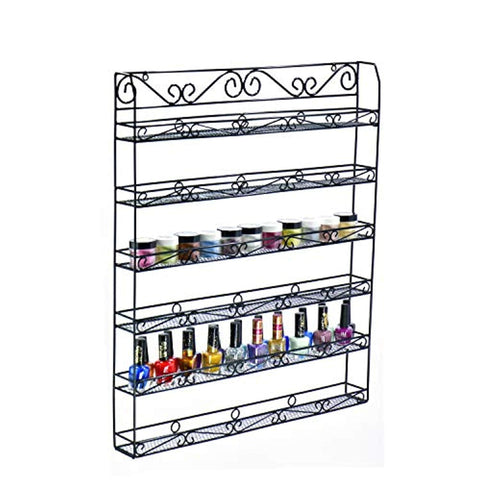 Metal Nail Polish Wall Rack (60 Jars or 120 Bottles)-Polish Rack-AZURA- Nail Supply American Gel Polish - Phuong Ni Metal Nail Polish Wall Rack (60 Jars or 120 Bottles)-Polish Rack-AZURA- Nail Supply American Gel Polish - Phuong Ni