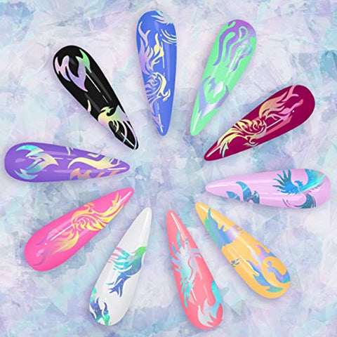 Nail Foil Transfer Sticker (Hot Flame Design)-JAYDEN- Nail Supply American Gel Polish - Phuong Ni Nail Foil Transfer Sticker (Hot Flame Design)-JAYDEN- Nail Supply American Gel Polish - Phuong Ni