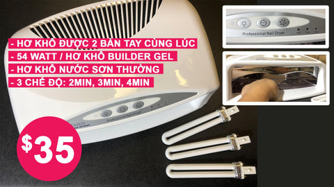 Pro-Gel 820 - UV Lamp - Double hand (SALES)-lamp-Nails Deal- Nail Supply American Gel Polish - Phuong Ni Pro-Gel 820 - UV Lamp - Double hand (SALES)-lamp-Nails Deal- Nail Supply American Gel Polish - Phuong Ni