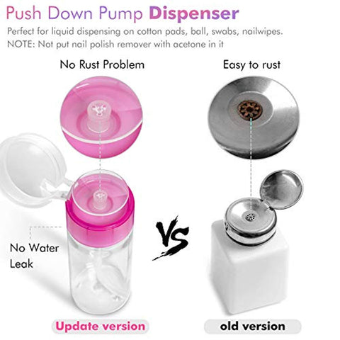 Remover Pad & Pump Dispenser Bottle for Soak Off Gel (1,000pcs pads)-JAYDEN-A-200pcs nail foil wraps + 1pcs cuticle pusher- Nail Supply American Gel Polish - Phuong Ni