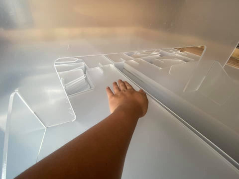 Table Shield (Sneeze Guard) - All size for Nail Salon or Cashier-Table Shield-AZURA- Nail Supply American Gel Polish - Phuong Ni Table Shield (Sneeze Guard) - All size for Nail Salon or Cashier-Table Shield-AZURA- Nail Supply American Gel Polish - Phuong Ni