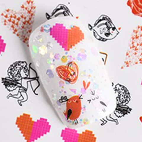 Valentine Nail Sticker - Red Flowers & Heart (24 sheets)-Nail Sticker-JAYDEN- Nail Supply American Gel Polish - Phuong Ni Valentine Nail Sticker - Red Flowers & Heart (24 sheets)-Nail Sticker-JAYDEN- Nail Supply American Gel Polish - Phuong Ni
