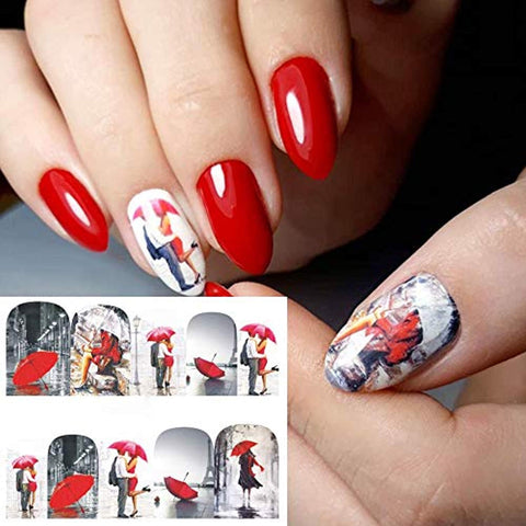 Valentine Nail Stickers - Flowers &Couple (12 sheets/120pcs)-Nail Sticker-iFancer- Nail Supply American Gel Polish - Phuong Ni Valentine Nail Stickers - Flowers &Couple (12 sheets/120pcs)-Nail Sticker-iFancer- Nail Supply American Gel Polish - Phuong Ni