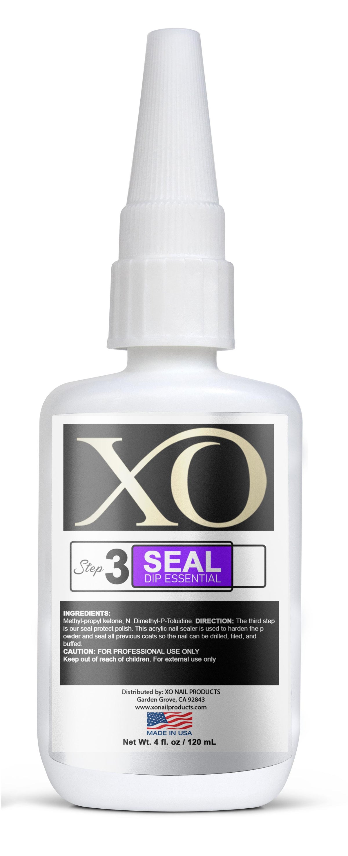 XO Dipping Essential - Seal Dip - Refill (4oz/120ml) for Dipping Manicures-XO- Nail Supply American Gel Polish - Phuong Ni