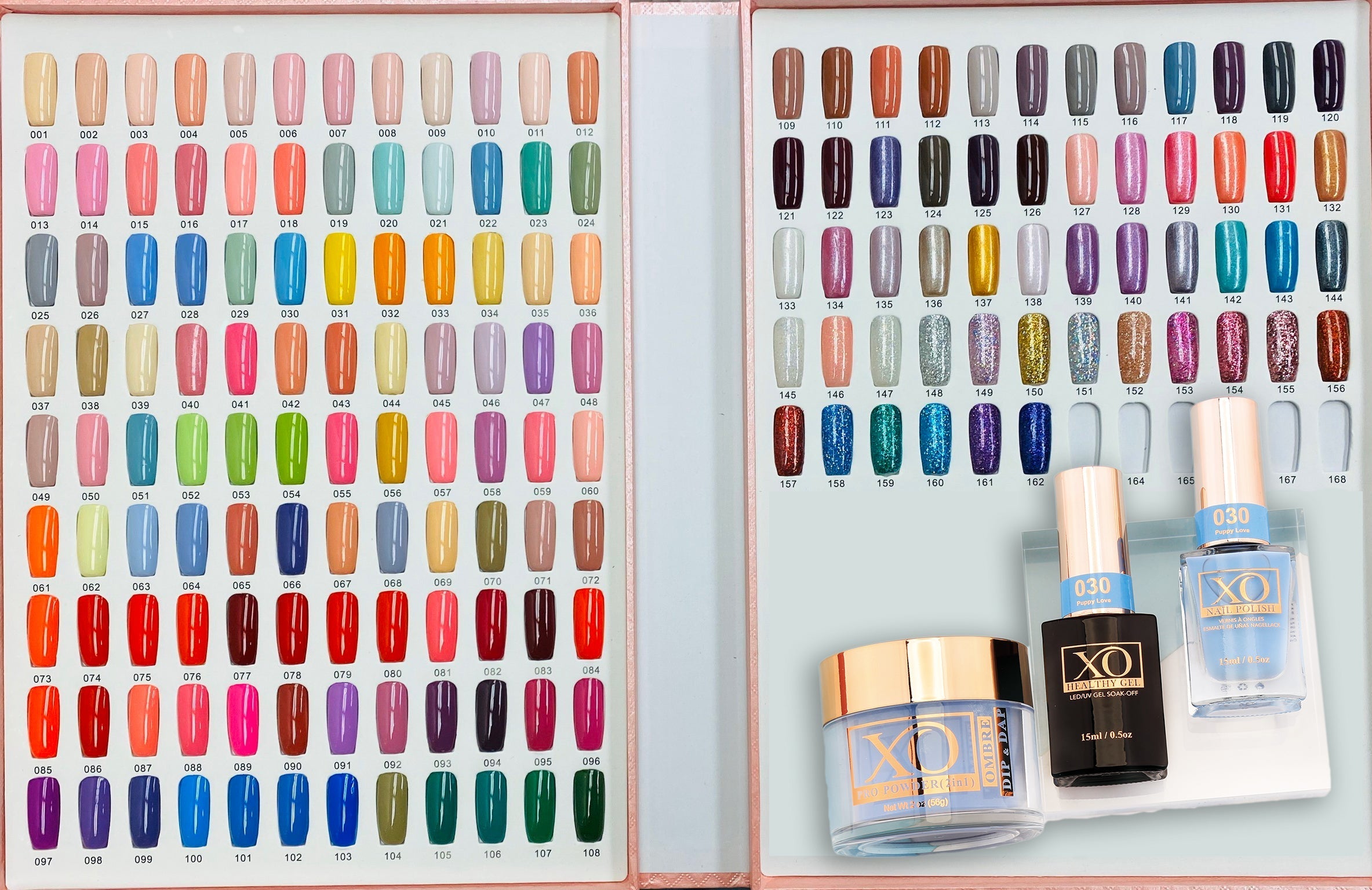 XO Powder Dip & Dap (162 colors) - 2oz (POWDER ONLY)-gel-XO- Nail Supply American Gel Polish - Phuong Ni XO Powder Dip & Dap (162 colors) - 2oz (POWDER ONLY)-gel-XO- Nail Supply American Gel Polish - Phuong Ni