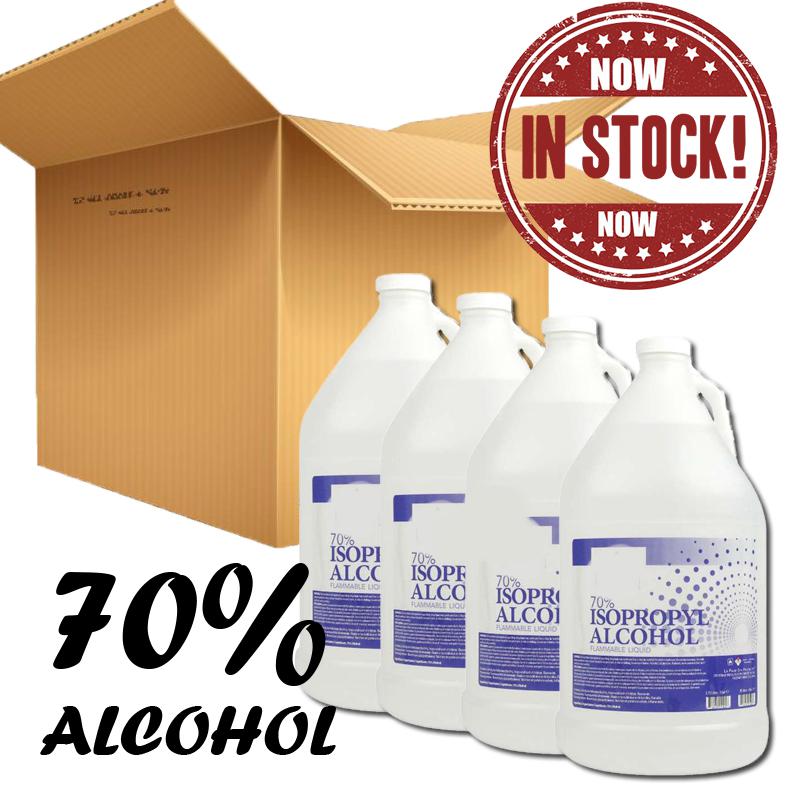 70% Isopropyl Alcohol (1 Case/4Galllons) - Prevention Supplies-alcohol-Nails Deal & Beauty Supply- Nail Supply American Gel Polish - Phuong Ni