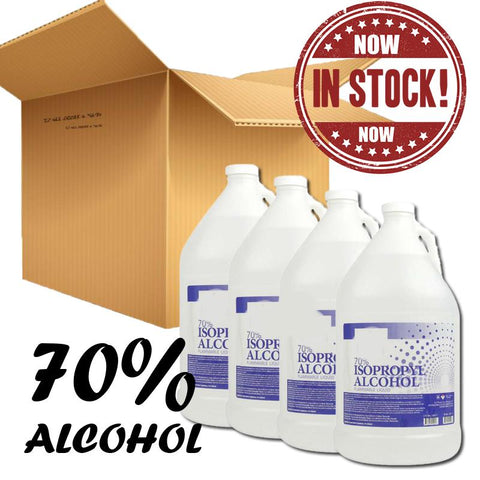 70% Isopropyl Alcohol (1 Case/4Galllons) - Prevention Supplies-alcohol-Nails Deal & Beauty Supply- Nail Supply American Gel Polish - Phuong Ni