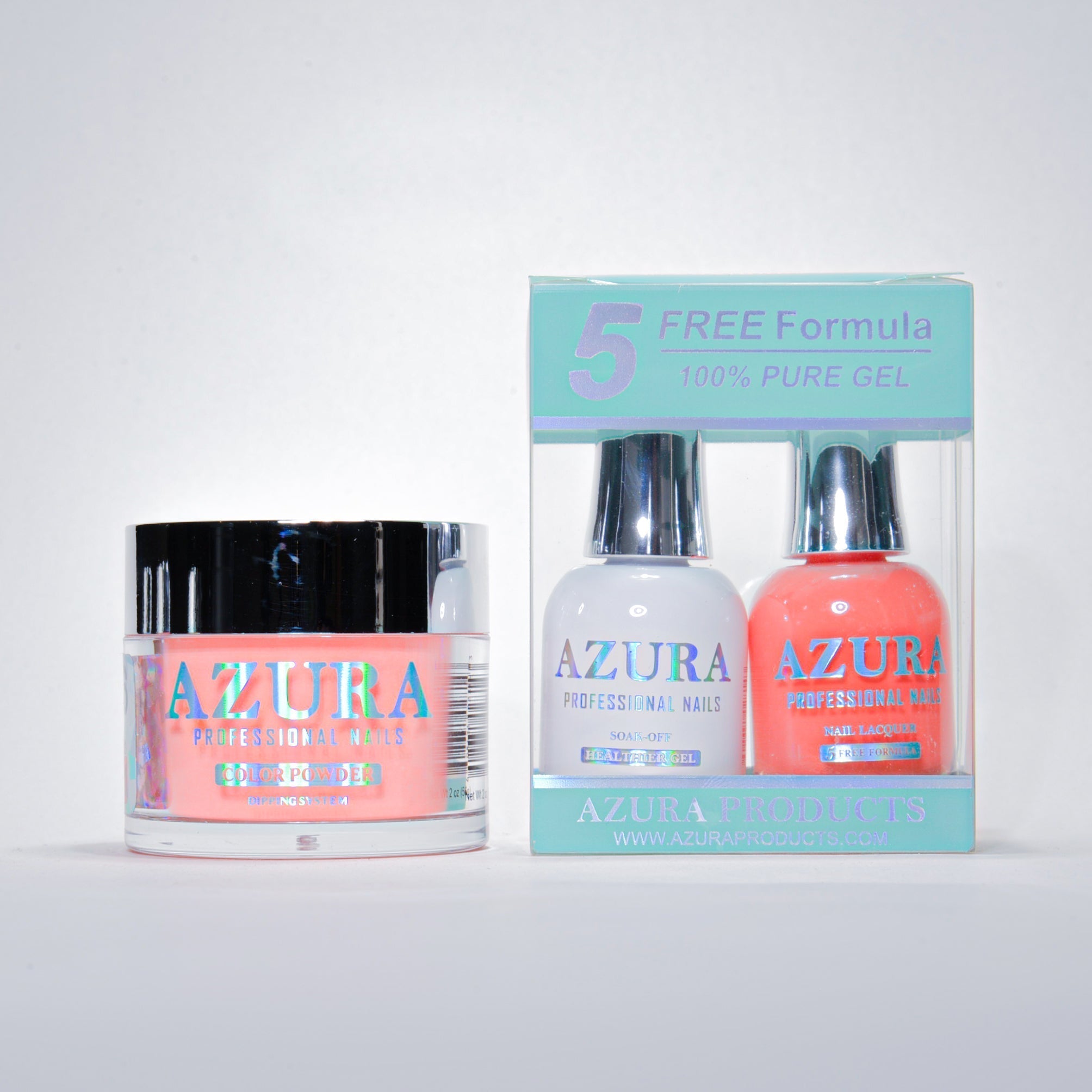 AZURA 3in1 - Gel Lacquer (0.5oz/15ml) & Dip Powder (2oz) - #006-simple-AZURA- Nail Supply American Gel Polish - Phuong Ni