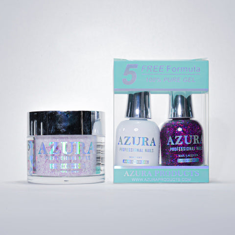 AZURA 3in1 - Gel Lacquer (0.5oz/15ml) & Dip Powder (2oz) - #016-simple-AZURA- Nail Supply American Gel Polish - Phuong Ni