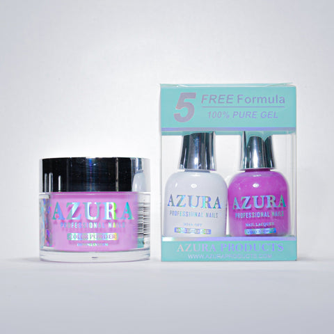 AZURA 3in1 - Gel Lacquer (0.5oz/15ml) & Dip Powder (2oz) - #018-simple-AZURA- Nail Supply American Gel Polish - Phuong Ni