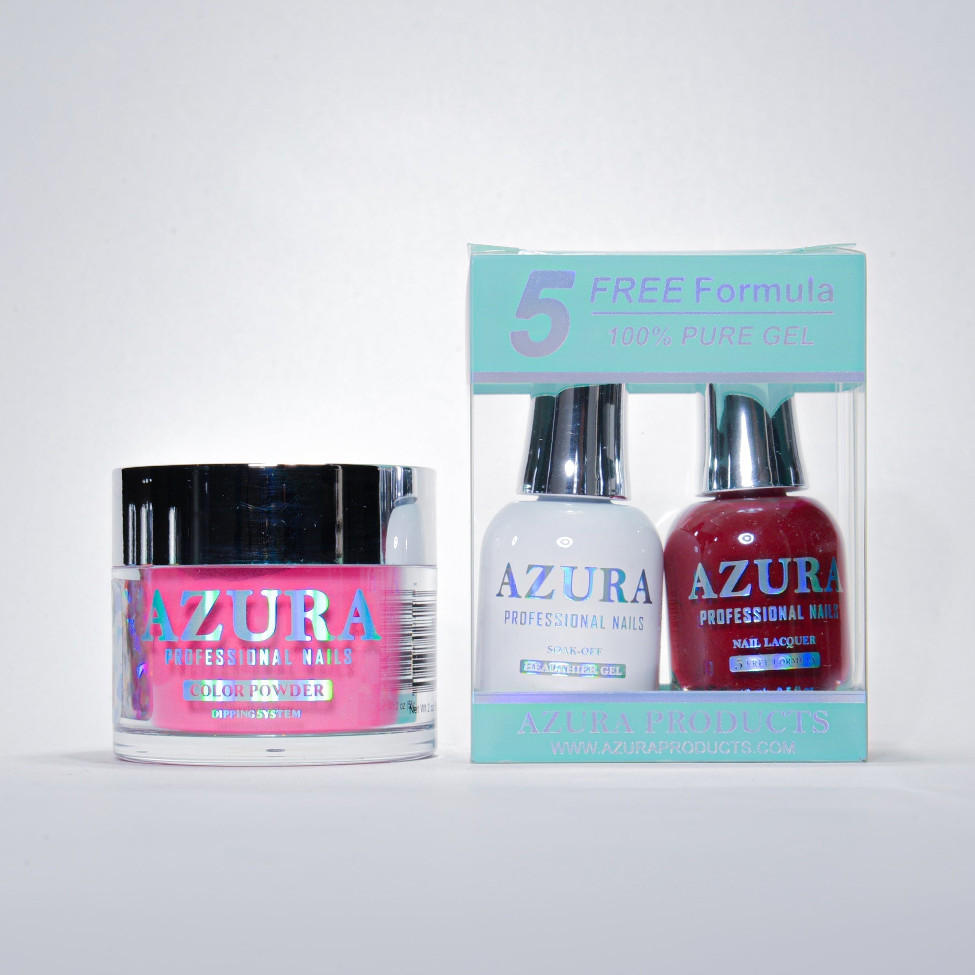 AZURA 3in1 - Gel Lacquer (0.5oz/15ml) & Dip Powder (2oz) - #019-simple-AZURA- Nail Supply American Gel Polish - Phuong Ni