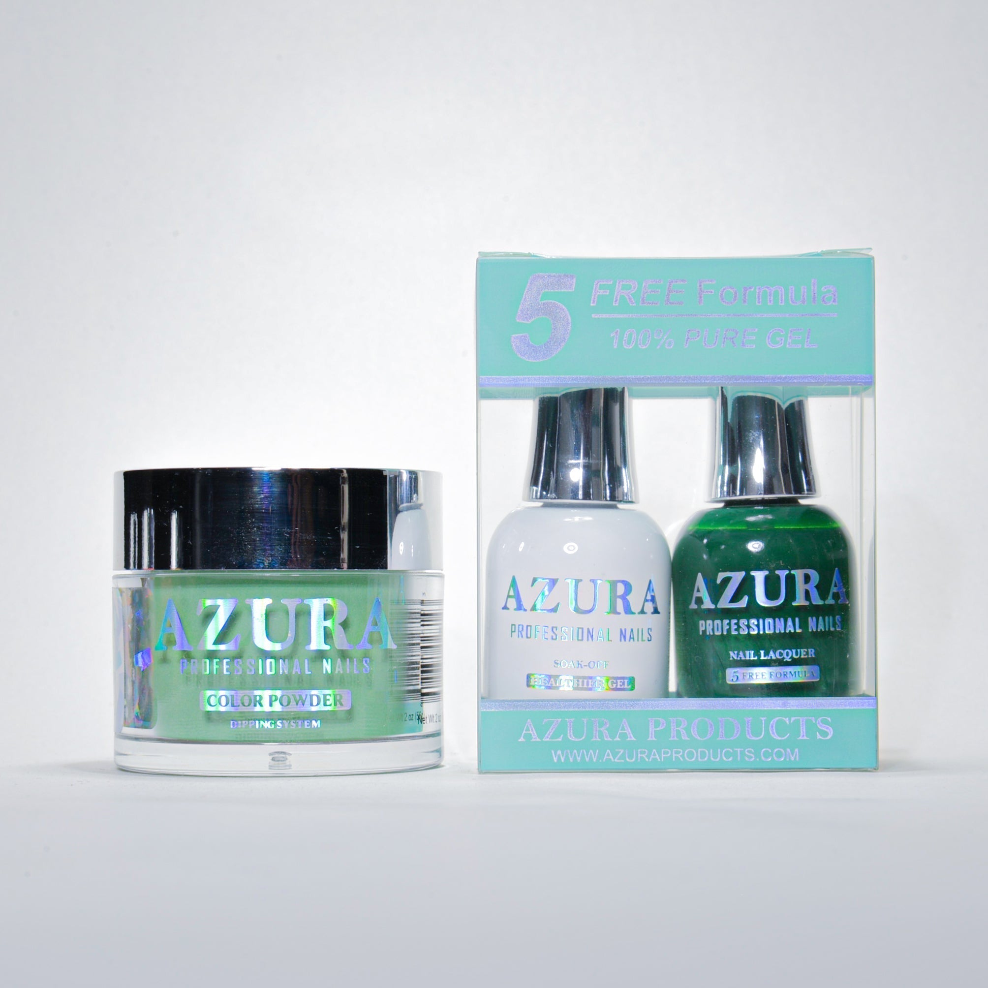 AZURA 3in1 - Gel Lacquer (0.5oz/15ml) & Dip Powder (2oz) - #021-simple-AZURA- Nail Supply American Gel Polish - Phuong Ni