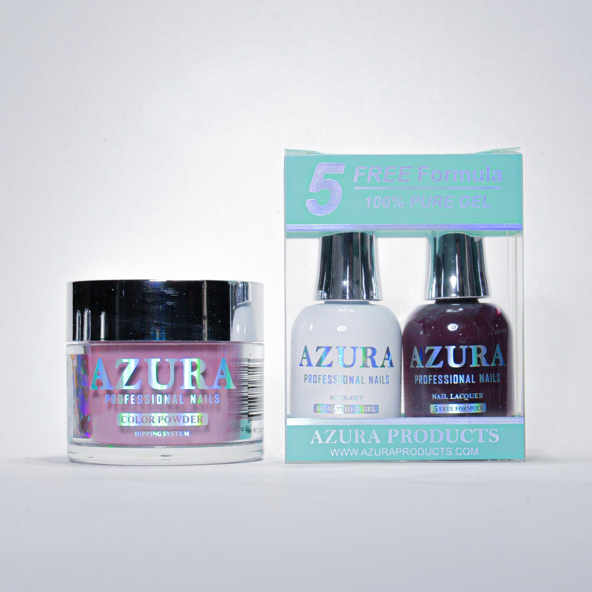 AZURA 3in1 - Gel Lacquer (0.5oz/15ml) & Dip Powder (2oz) - #027-simple-AZURA- Nail Supply American Gel Polish - Phuong Ni