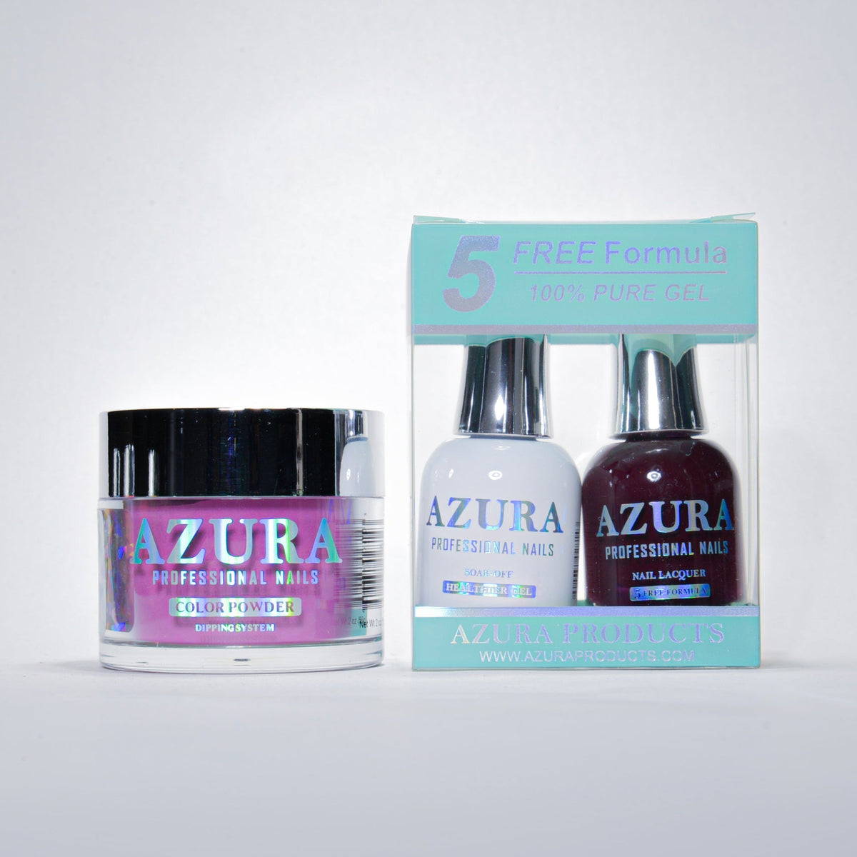 AZURA 3in1 - Gel Lacquer (0.5oz/15ml) & Dip Powder (2oz) - #028-simple-AZURA- Nail Supply American Gel Polish - Phuong Ni