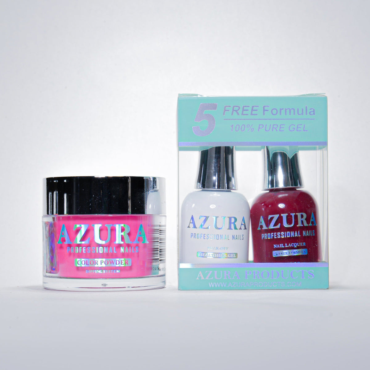 AZURA 3in1 - Gel Lacquer (0.5oz/15ml) & Dip Powder (2oz) - #030-simple-AZURA- Nail Supply American Gel Polish - Phuong Ni