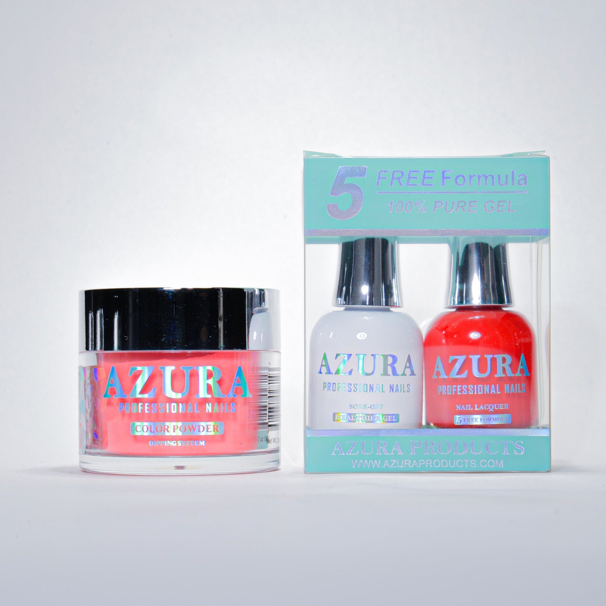 AZURA 3in1 - Gel Lacquer (0.5oz/15ml) & Dip Powder (2oz) - #037-simple-AZURA- Nail Supply American Gel Polish - Phuong Ni