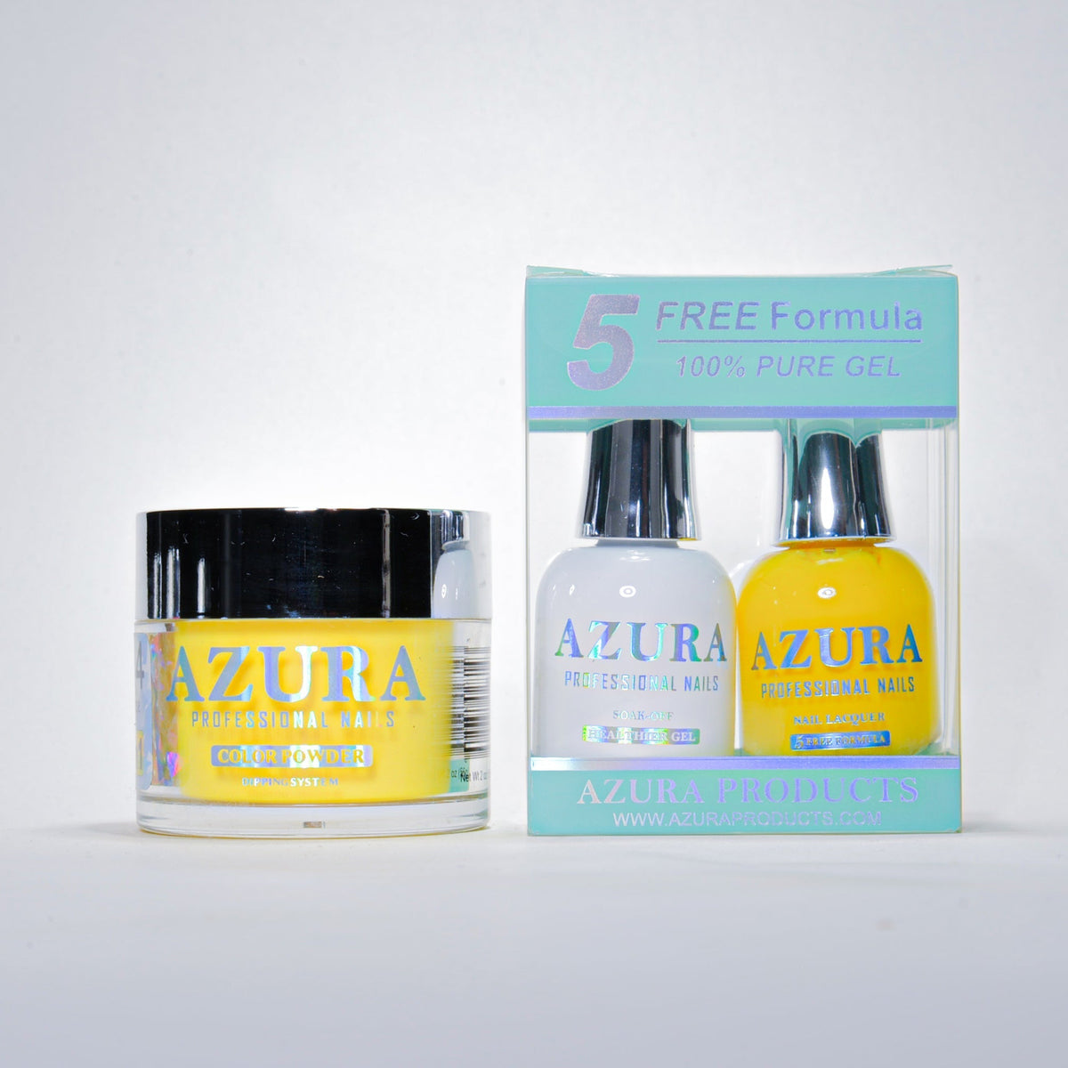 AZURA 3in1 - Gel Lacquer (0.5oz/15ml) & Dip Powder (2oz) - #044-simple-AZURA- Nail Supply American Gel Polish - Phuong Ni