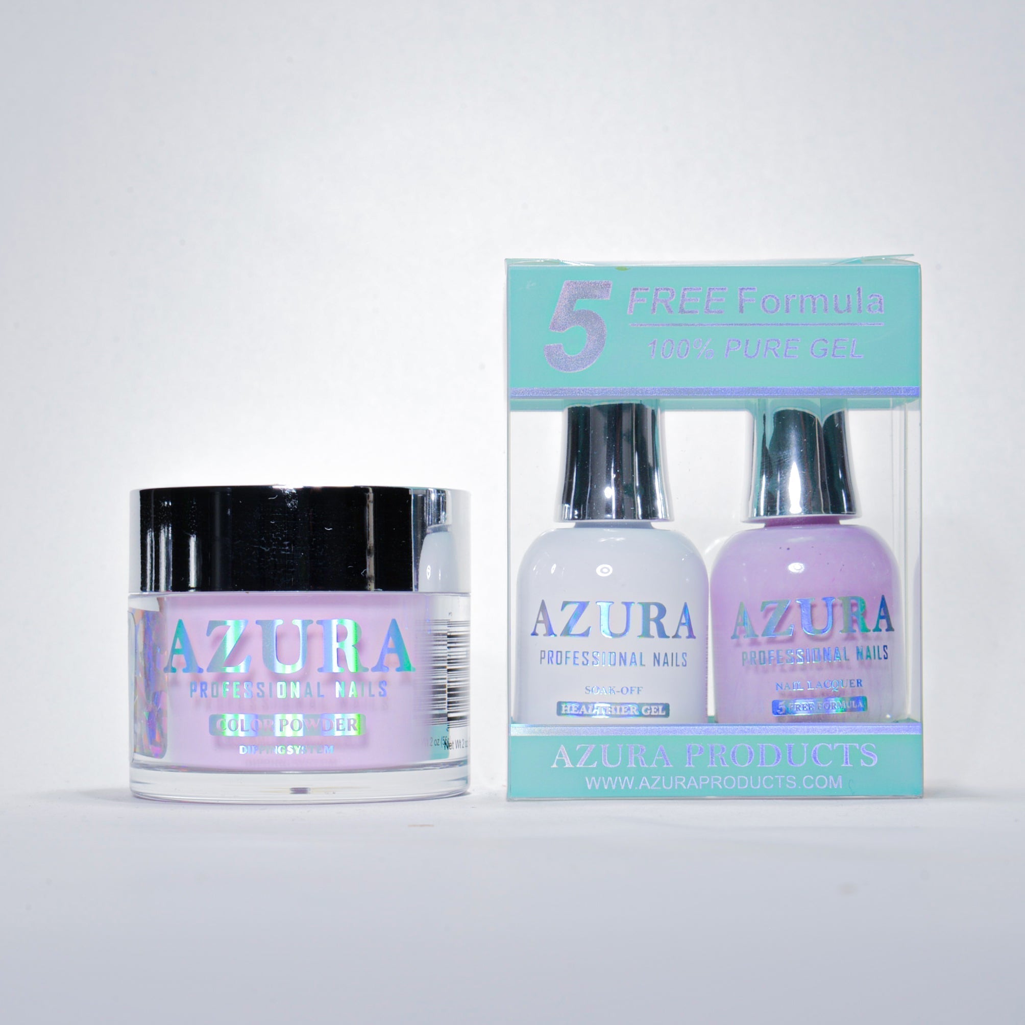 AZURA 3in1 - Gel Lacquer (0.5oz/15ml) & Dip Powder (2oz) - #047-simple-AZURA- Nail Supply American Gel Polish - Phuong Ni