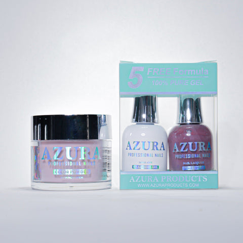 AZURA 3in1 - Gel Lacquer (0.5oz/15ml) & Dip Powder (2oz) - #048-simple-AZURA- Nail Supply American Gel Polish - Phuong Ni