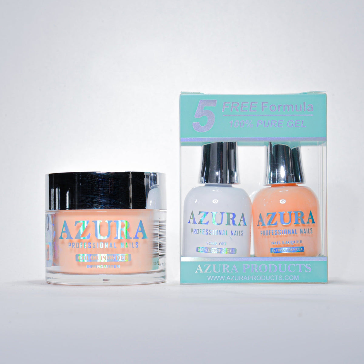 AZURA 3in1 - Gel Lacquer (0.5oz/15ml) & Dip Powder (2oz) - #050-simple-AZURA- Nail Supply American Gel Polish - Phuong Ni