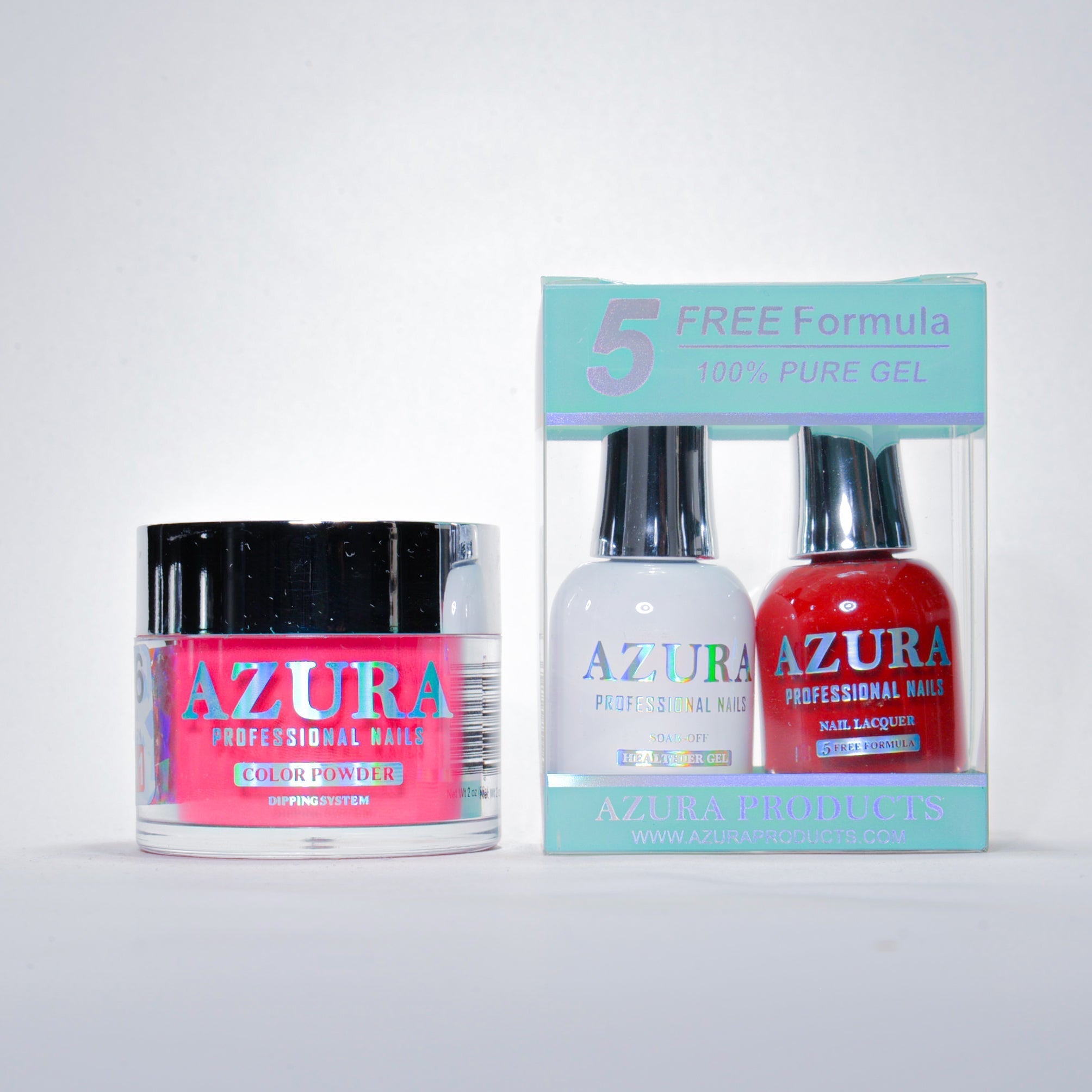 AZURA 3in1 - Gel Lacquer (0.5oz/15ml) & Dip Powder (2oz) - #056-simple-AZURA- Nail Supply American Gel Polish - Phuong Ni