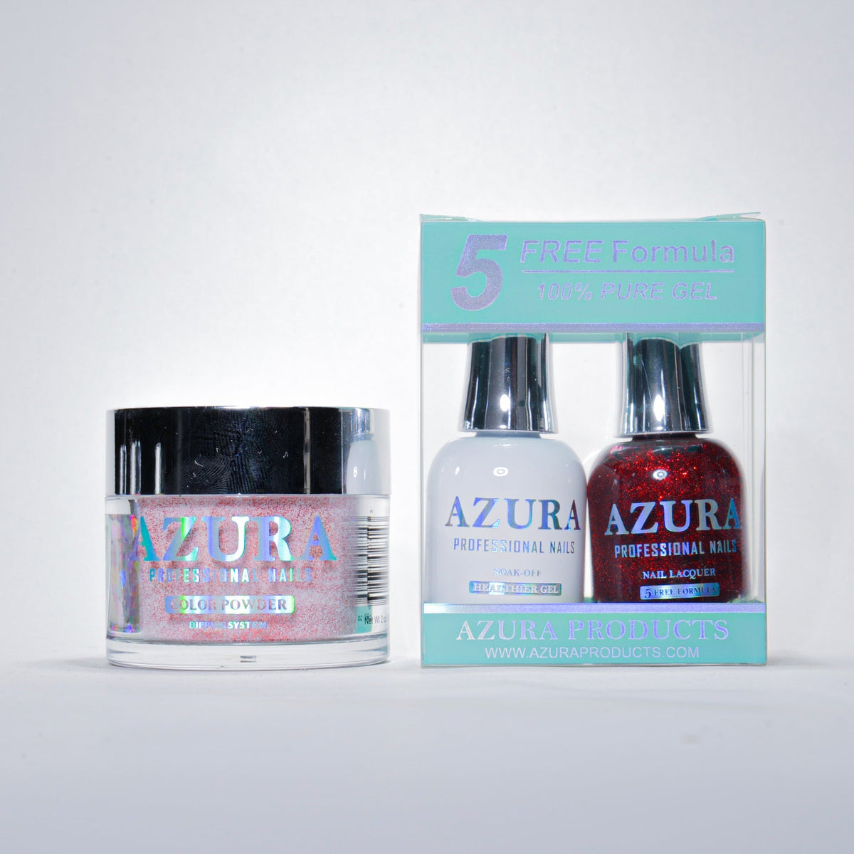 AZURA 3in1 - Gel Lacquer (0.5oz/15ml) & Dip Powder (2oz) - #057-simple-AZURA- Nail Supply American Gel Polish - Phuong Ni