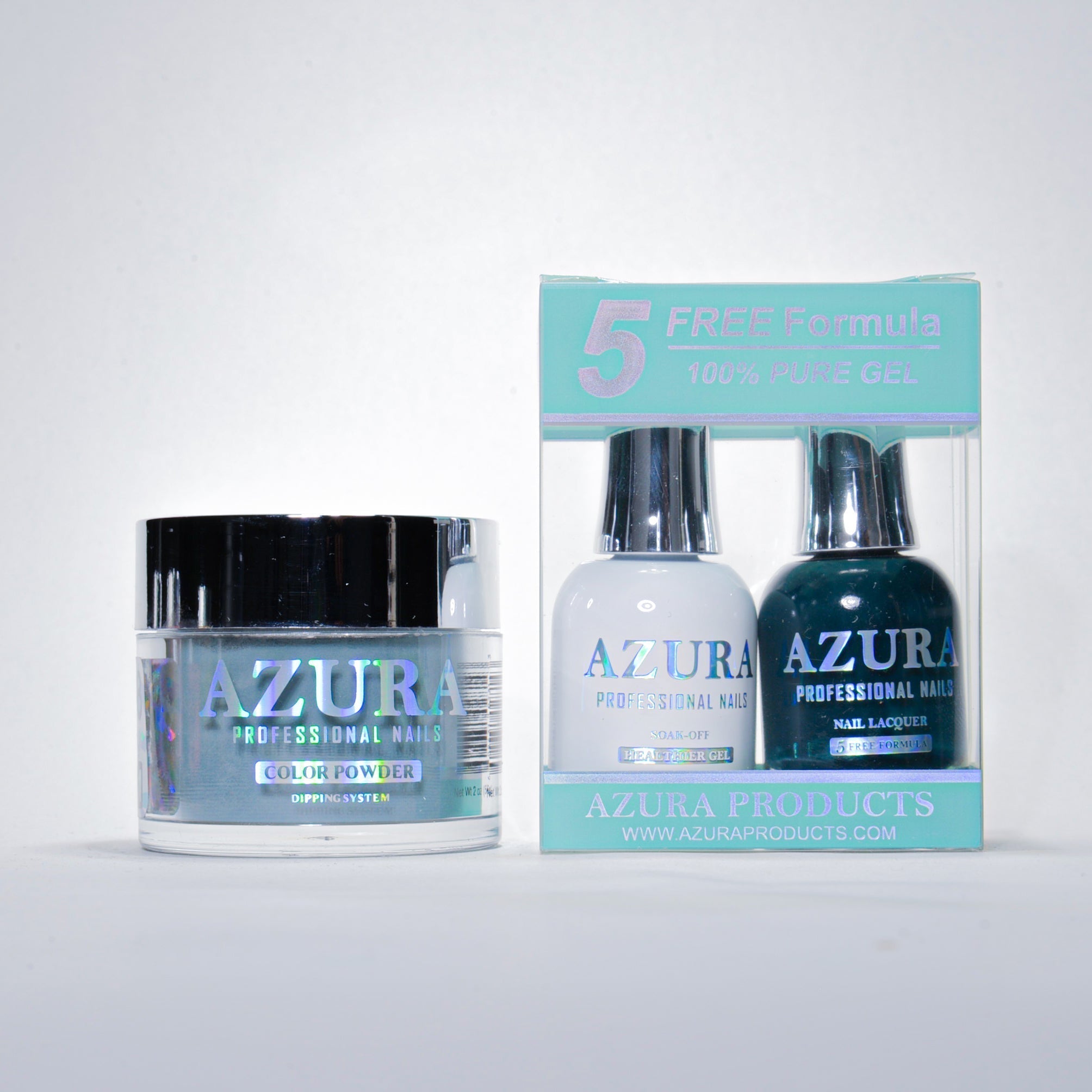 AZURA 3in1 - Gel Lacquer (0.5oz/15ml) & Dip Powder (2oz) - #058-simple-AZURA- Nail Supply American Gel Polish - Phuong Ni