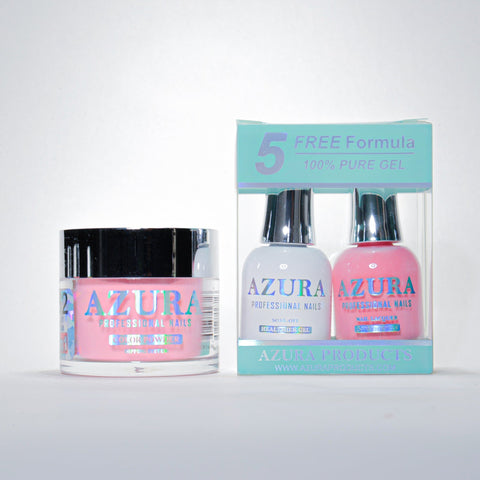 AZURA 3in1 - Gel Lacquer (0.5oz/15ml) & Dip Powder (2oz) - #062-simple-AZURA- Nail Supply American Gel Polish - Phuong Ni