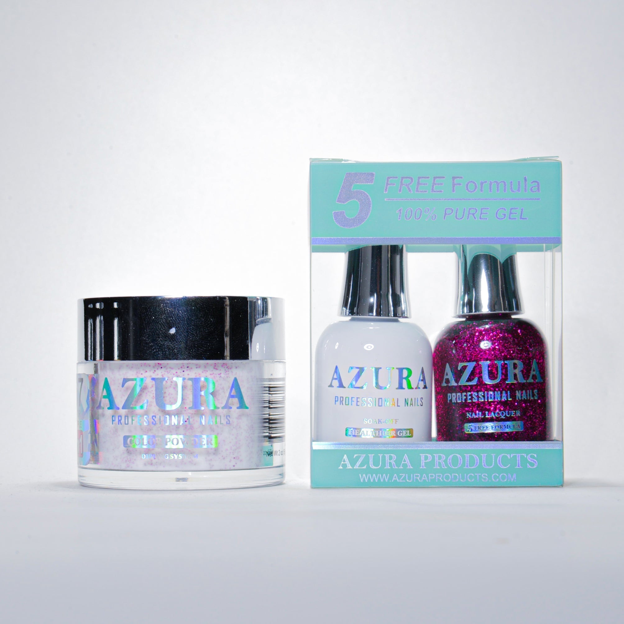 AZURA 3in1 - Gel Lacquer (0.5oz/15ml) & Dip Powder (2oz) - #067-simple-AZURA- Nail Supply American Gel Polish - Phuong Ni