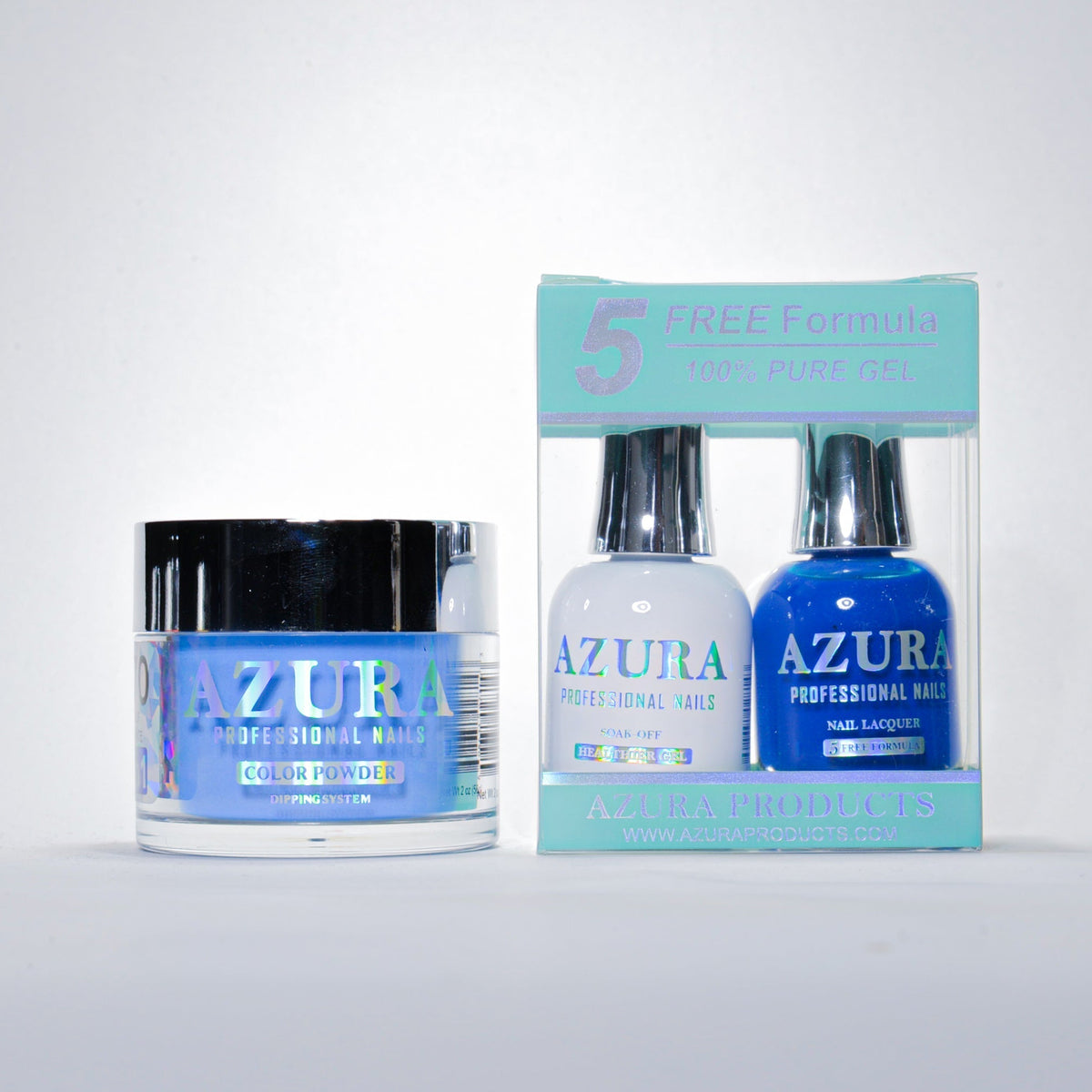 AZURA 3in1 - Gel Lacquer (0.5oz/15ml) & Dip Powder (2oz) - #070-simple-AZURA- Nail Supply American Gel Polish - Phuong Ni