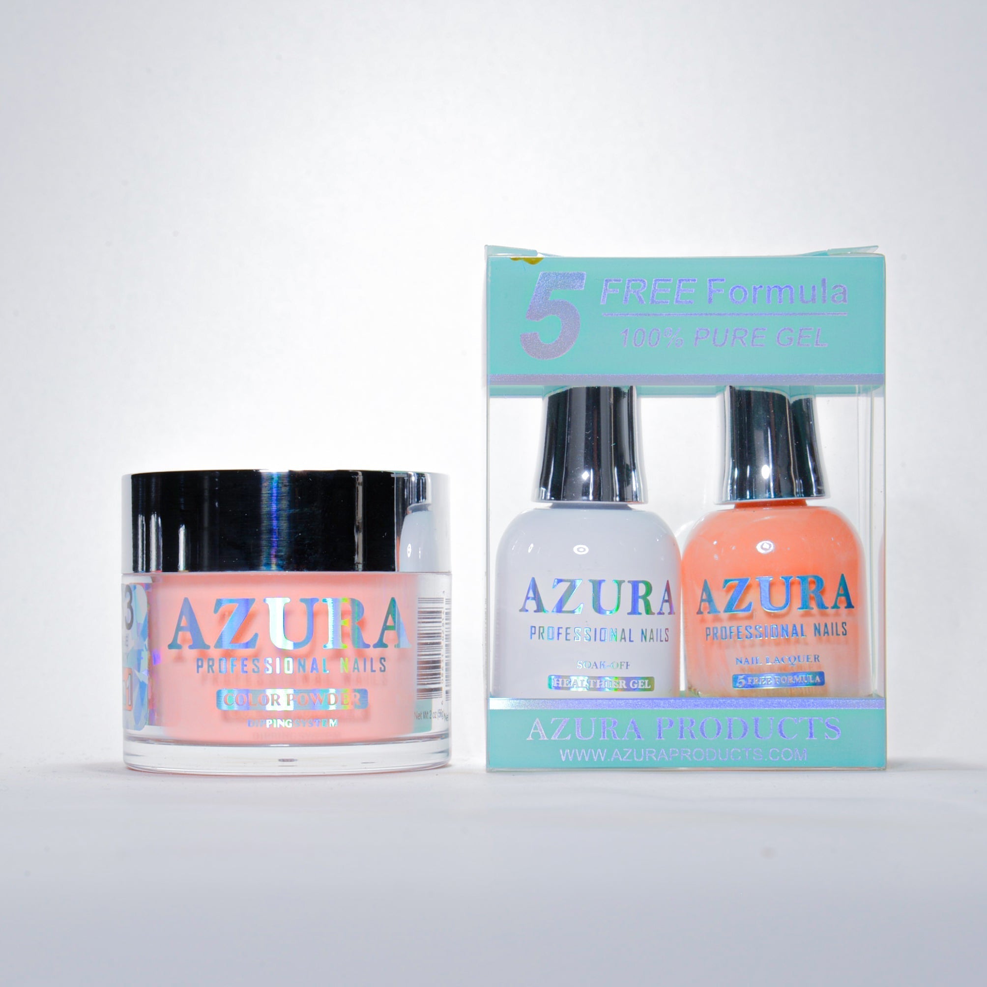 AZURA 3in1 - Gel Lacquer (0.5oz/15ml) & Dip Powder (2oz) - #083-simple-AZURA- Nail Supply American Gel Polish - Phuong Ni