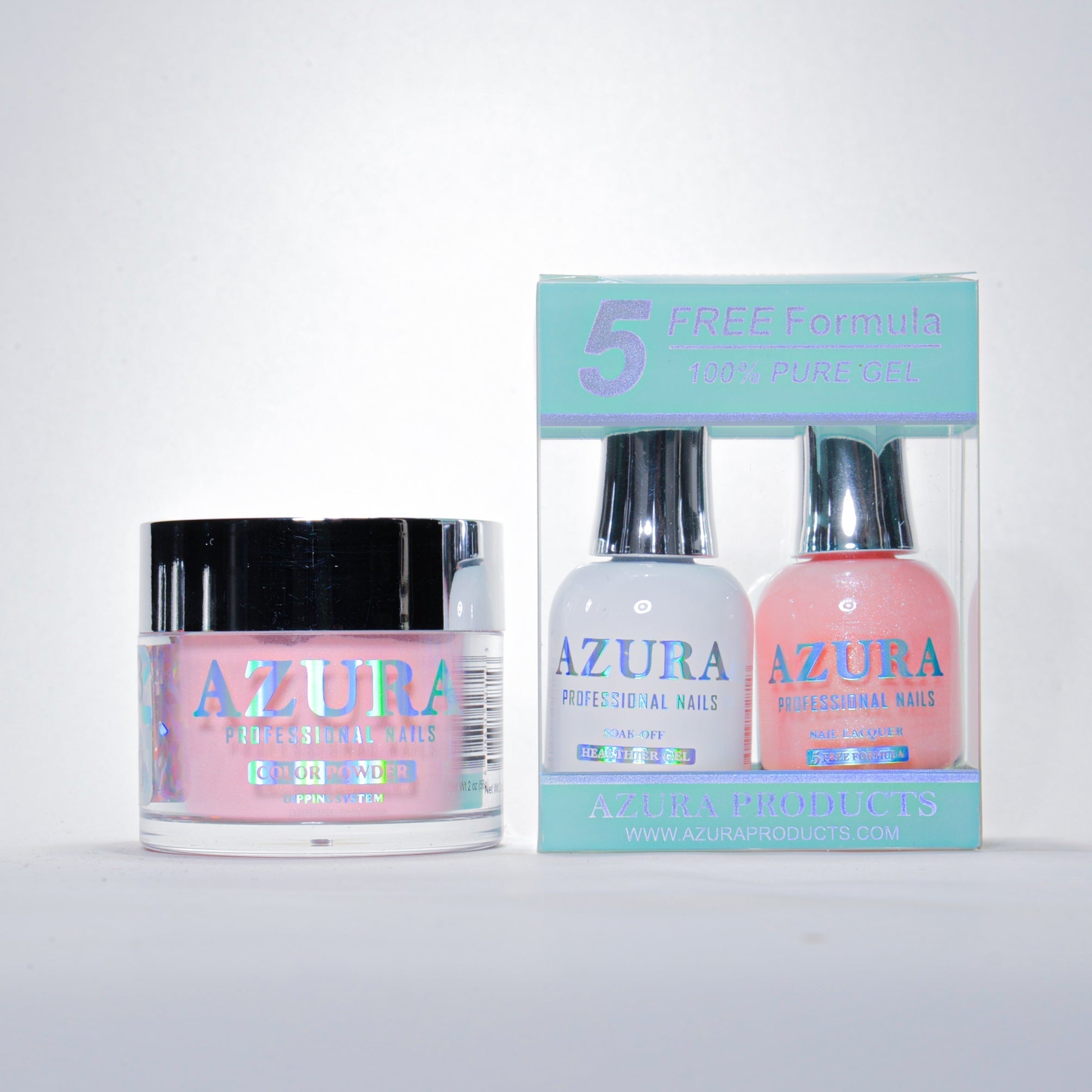 AZURA 3in1 - Gel Lacquer (0.5oz/15ml) & Dip Powder (2oz) - #093-simple-AZURA- Nail Supply American Gel Polish - Phuong Ni